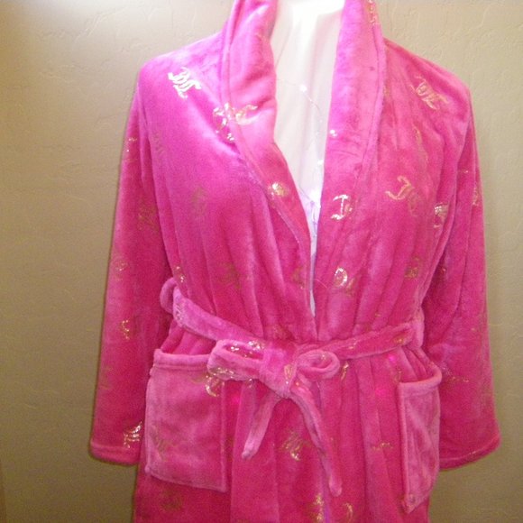 Juicy Couture | Intimates & Sleepwear | Juicy Couture Plush Fleece Robe ...
